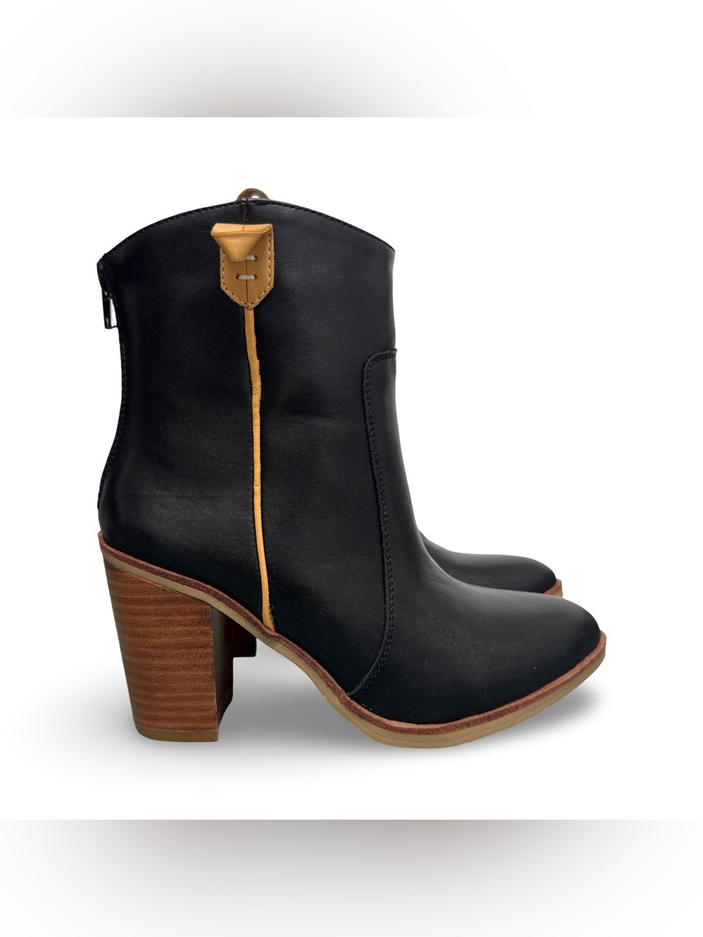 MIA “Calico” Western Ankle Boots Women’s 6 Black